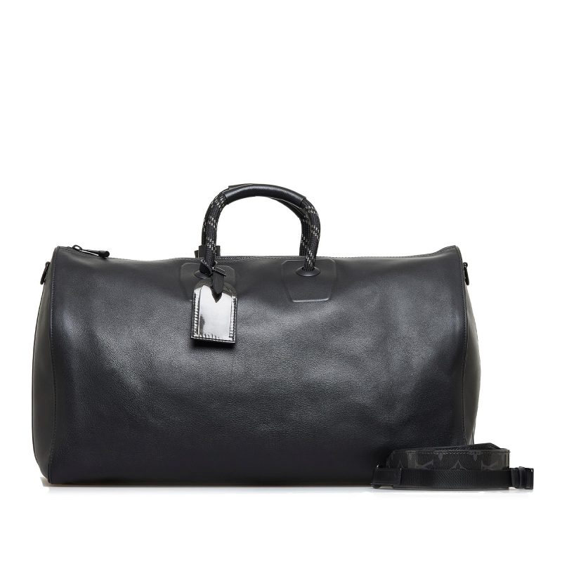 Louis Vuitton Dark Infinity Keepall Bandouliere 50 (SHG-8lQPkw) - Image 4