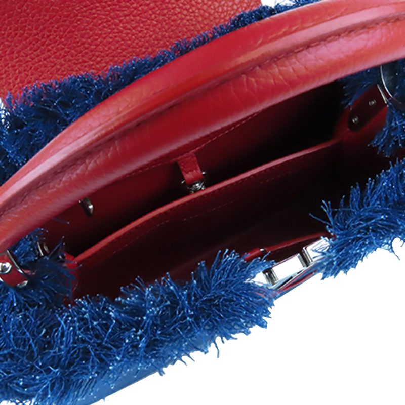 Louis Vuitton Denim Capucines PM (SHG-M3Scgr) - Image 3