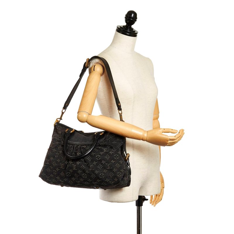 Louis Vuitton Denim Neo Cabby MM (SHG-34630) - Image 4