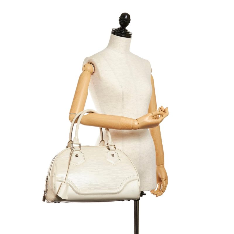Louis Vuitton Epi Bowling Montaigne PM (SHG-29903) - Image 4