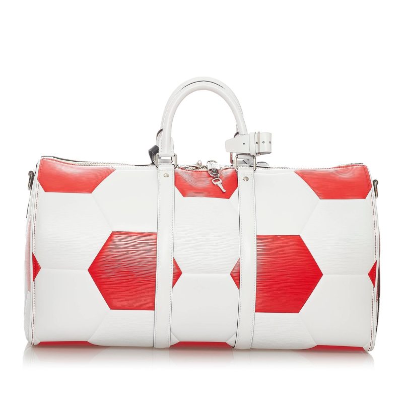 Louis Vuitton Epi FIFA World Cup Keepall Bandouliere 50 (SHG-31447) - Image 2