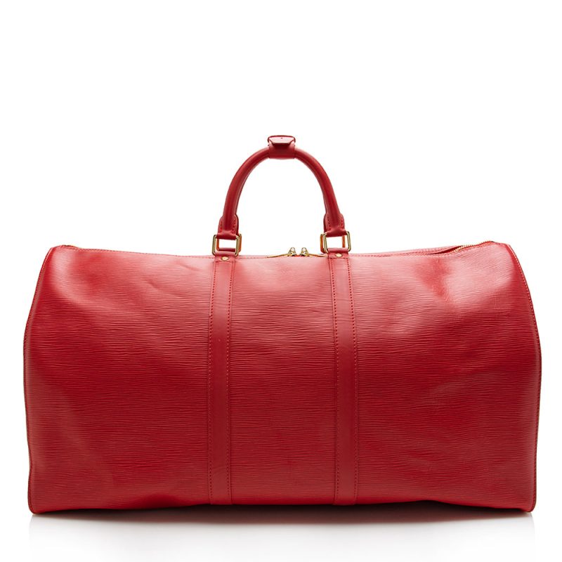 Louis Vuitton Epi Leather Keepall 55 Duffel Bag (SHF-16746) - Image 2