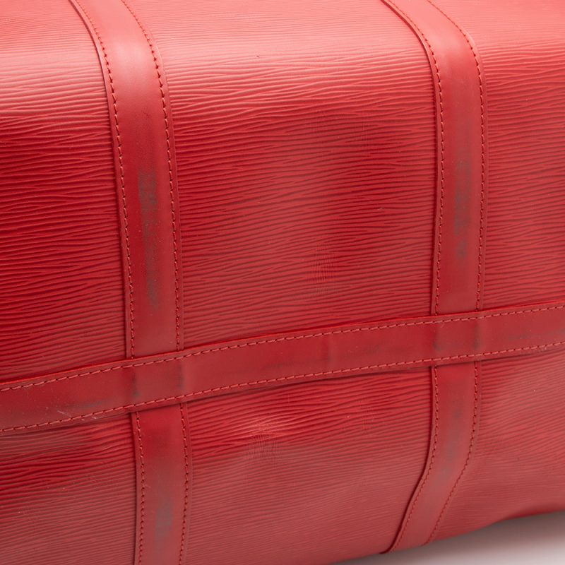 Louis Vuitton Epi Leather Keepall 55 Duffel Bag (SHF-16746) - Image 9