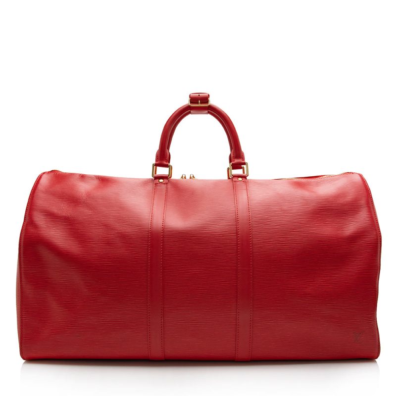 Louis Vuitton Epi Leather Keepall 55 Duffel Bag (SHF-16746) - Image 13