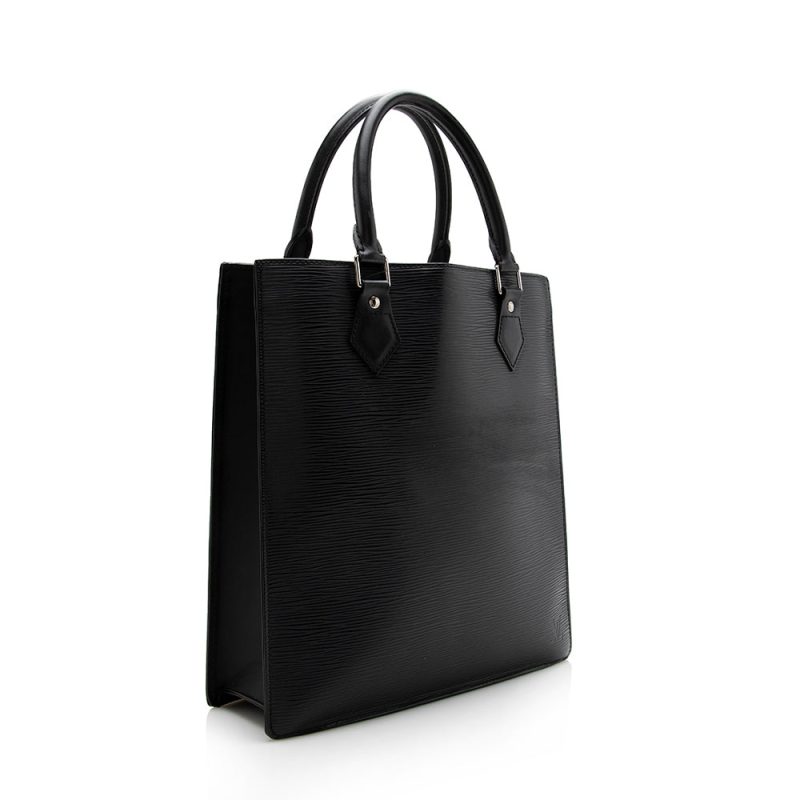 Louis Vuitton Epi Leather Sac Plat PM Tote (SHF-15593)
