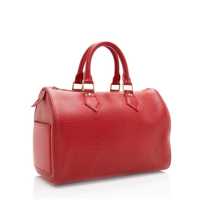 Louis Vuitton Epi Leather Speedy 25 Satchel (SHF-18501)