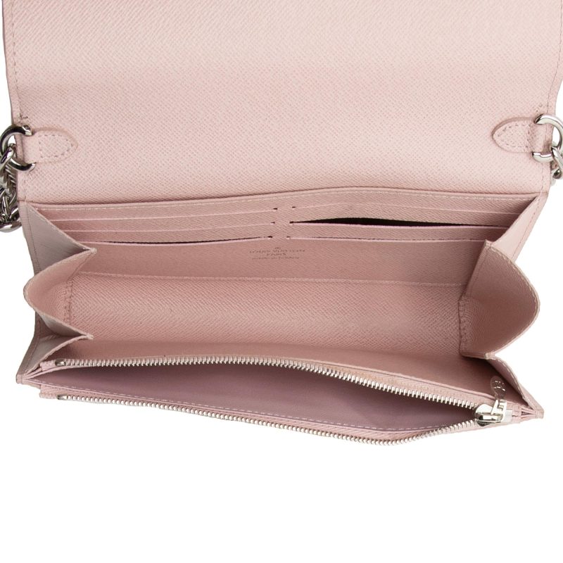 Louis Vuitton Epi Leather Twist Chain Wallet (SHF-22908) - Image 6
