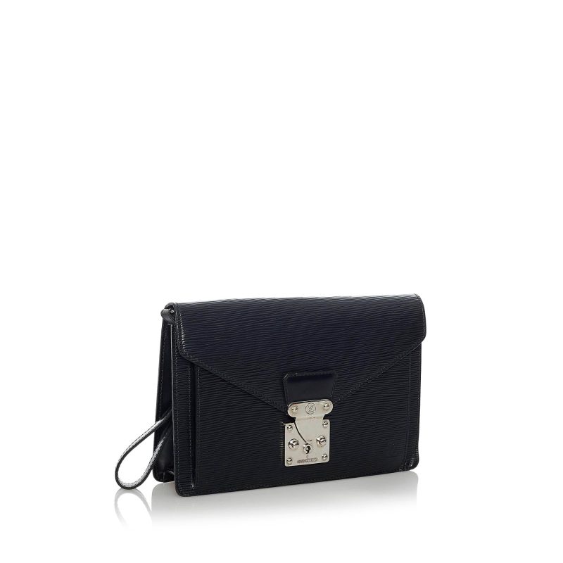 Louis Vuitton Epi Pochette Sellier Dragonne (SHG-29600)