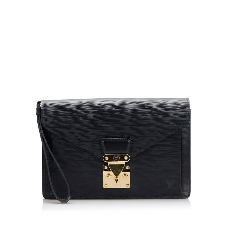 Louis Vuitton Epi Pochette Sellier Dragonne (SHG-7BXL7J) - Image 9