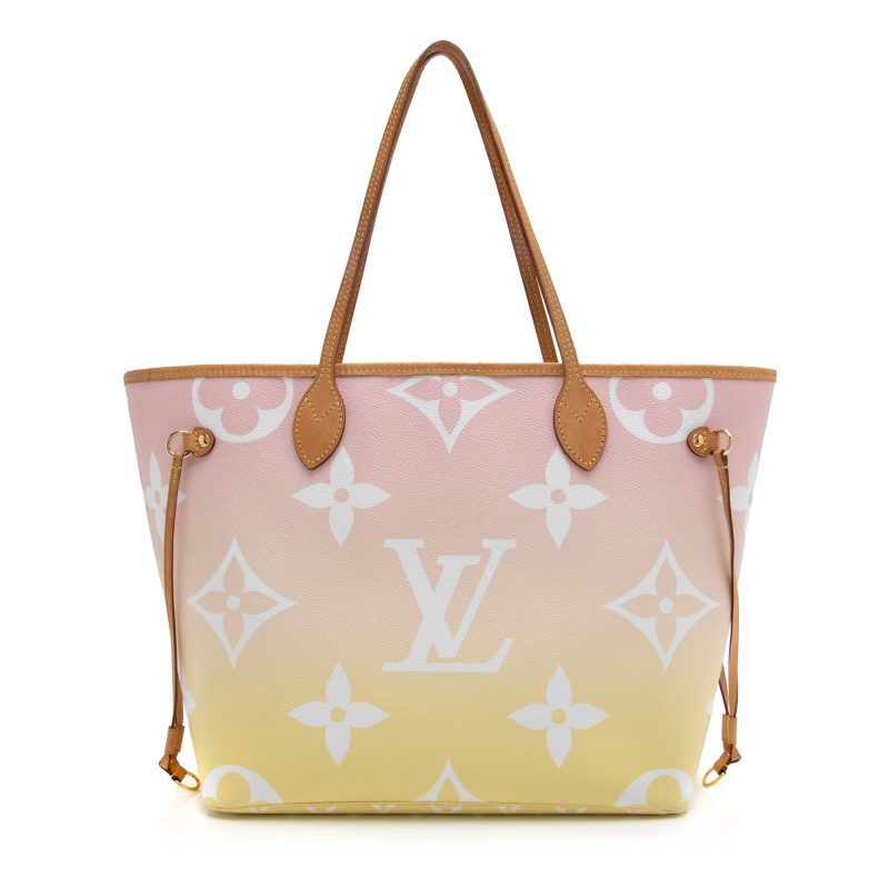 Louis Vuitton Giant Monogram Canvas By The Pool Neverfull MM Tote (SHF-23538) - Image 13