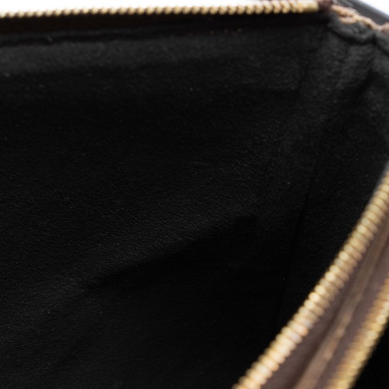 Louis Vuitton Giant Monogram Canvas Double Zip Pochette (SHF-gxhVVJ) - Image 11
