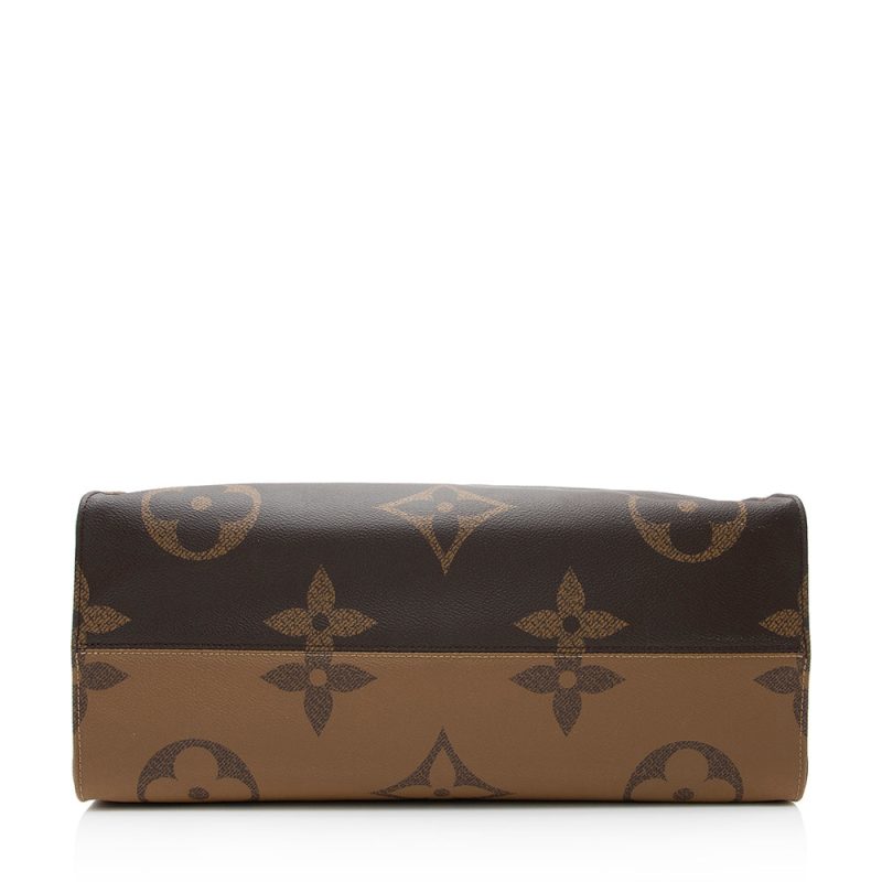 Louis Vuitton Giant Monogram Canvas Onthego GM Tote (SHF-20928) - Image 3