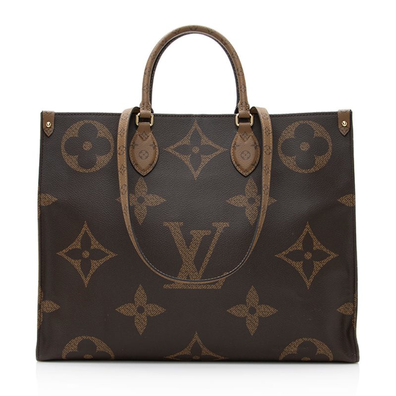 Louis Vuitton Giant Monogram Canvas Onthego GM Tote (SHF-20928) - Image 16