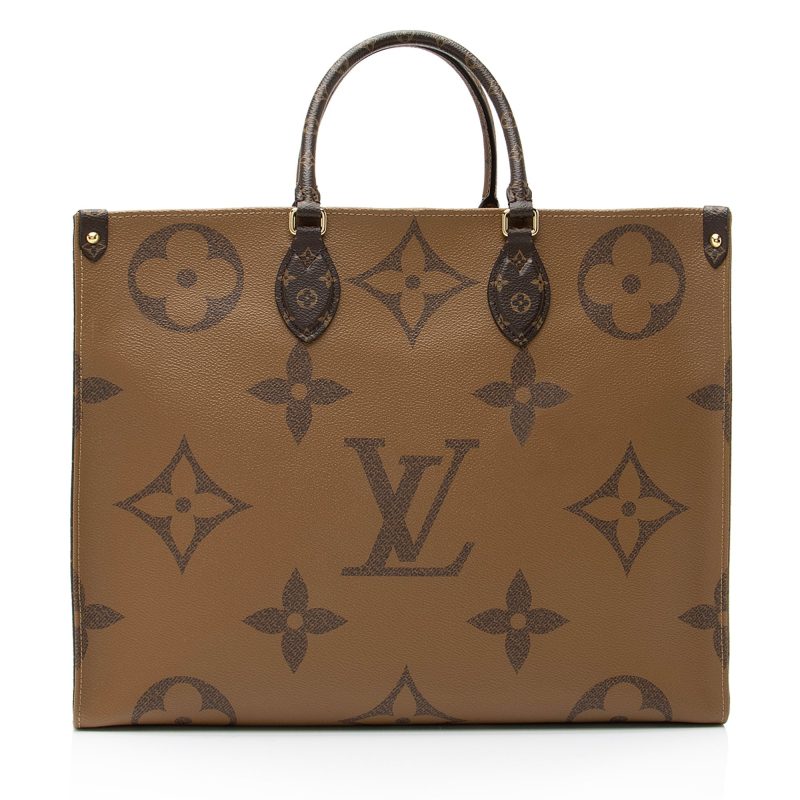 Louis Vuitton Giant Monogram Canvas Onthego GM Tote (SHF-23164) - Image 2