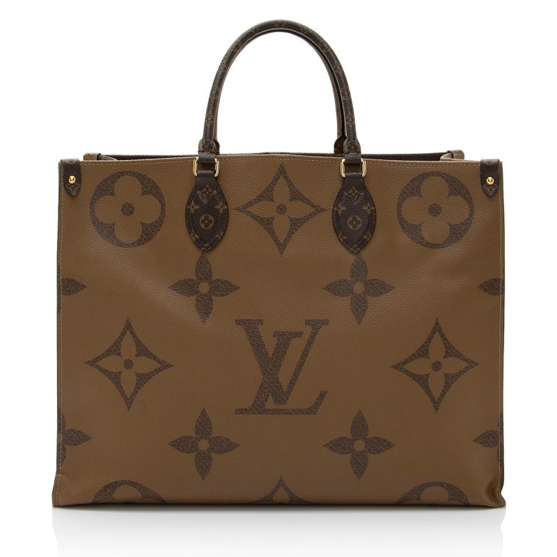 Louis Vuitton Giant Monogram Canvas Onthego GM Tote (SHF-1YYMn6) - Image 2
