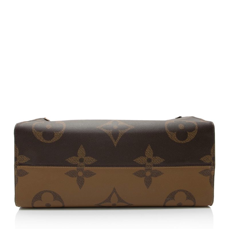 Louis Vuitton Giant Monogram Canvas Onthego GM Tote (SHF-1YYMn6) - Image 3