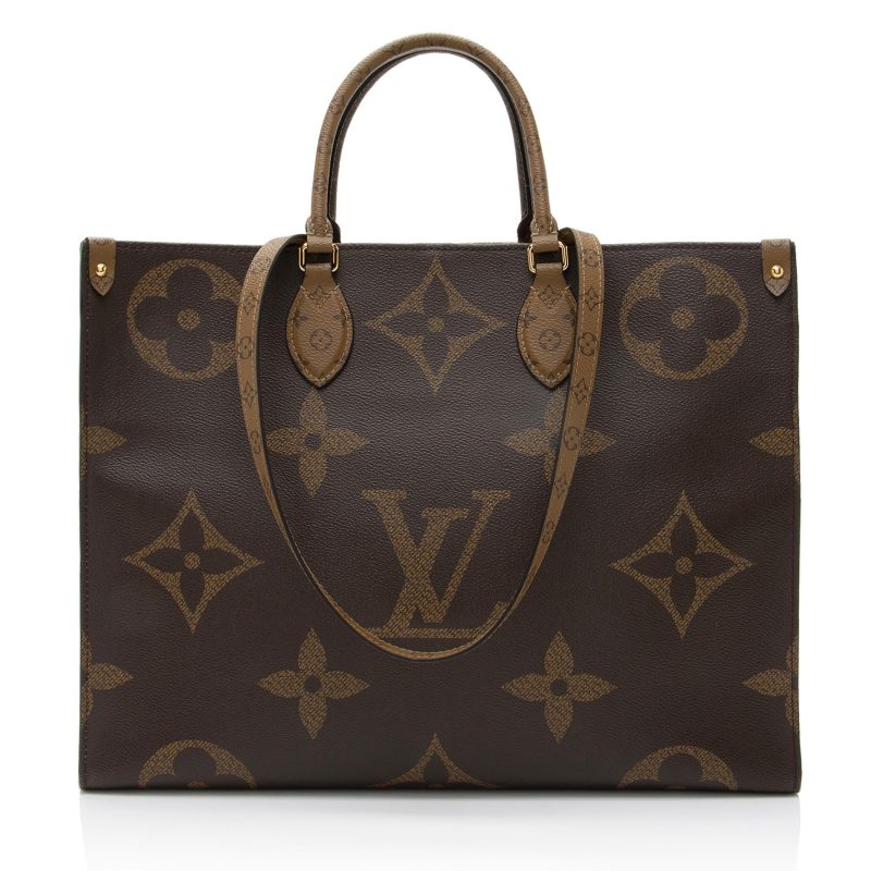 Louis Vuitton Giant Monogram Canvas Onthego GM Tote (SHF-1YYMn6) - Image 15