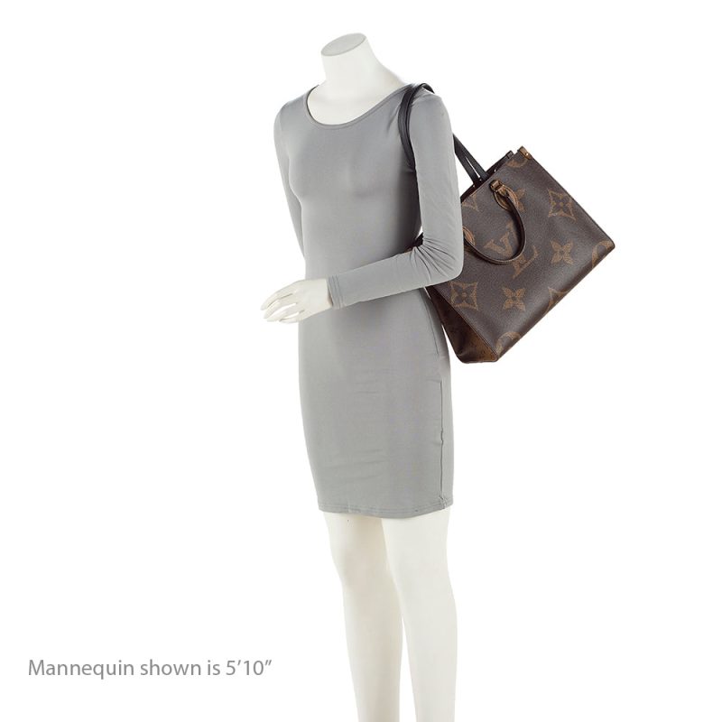 Louis Vuitton Giant Monogram Canvas Onthego MM Tote (SHF-22583) - Image 4