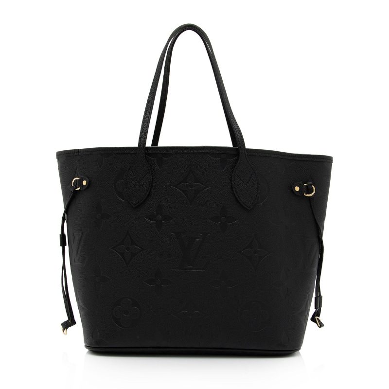 Louis Vuitton Giant Monogram Empreinte Neverfull MM Tote (SHF-UKP8KU) - Image 10