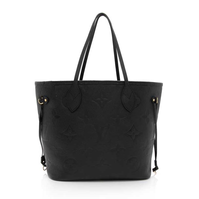 Louis Vuitton Giant Monogram Empreinte Neverfull MM Tote (SHF-gigHPZ) - Image 2