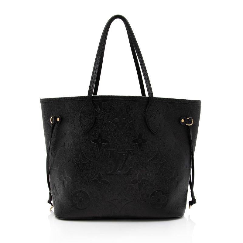 Louis Vuitton Giant Monogram Empreinte Neverfull MM Tote (SHF-gigHPZ) - Image 15