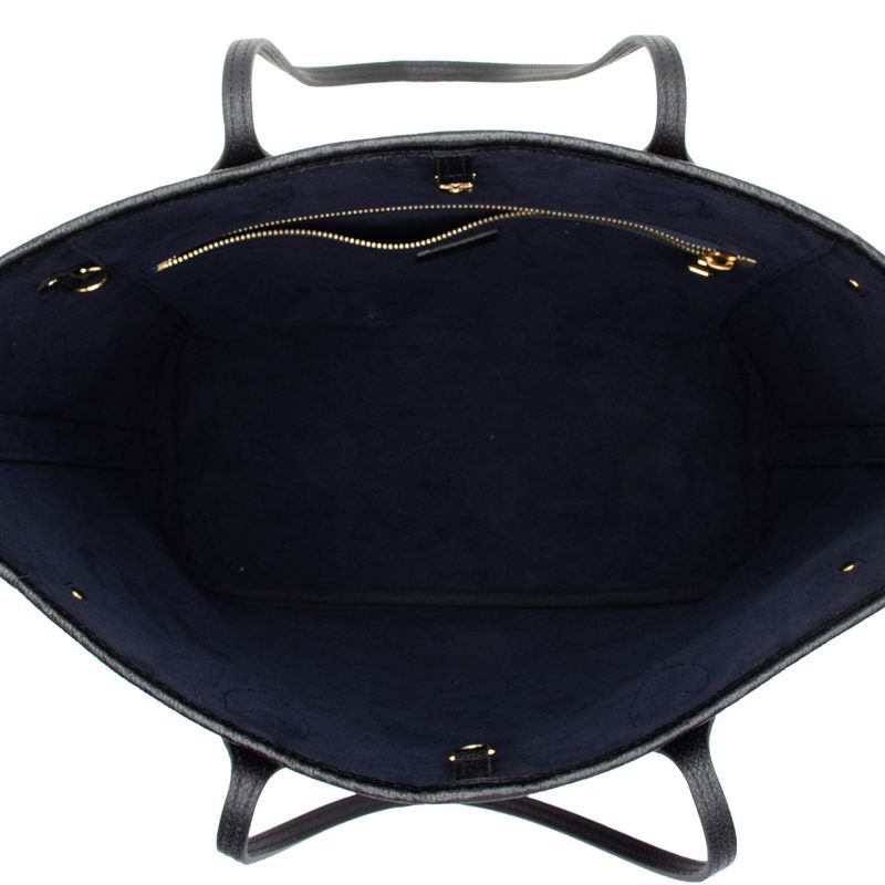 Louis Vuitton Giant Monogram Empreinte Neverfull MM Tote (SHF-gigHPZ) - Image 5