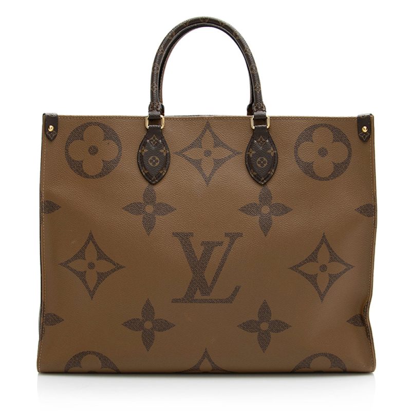 Louis Vuitton Giant Monogram Onthego GM Tote (SHF-21206) - Image 2