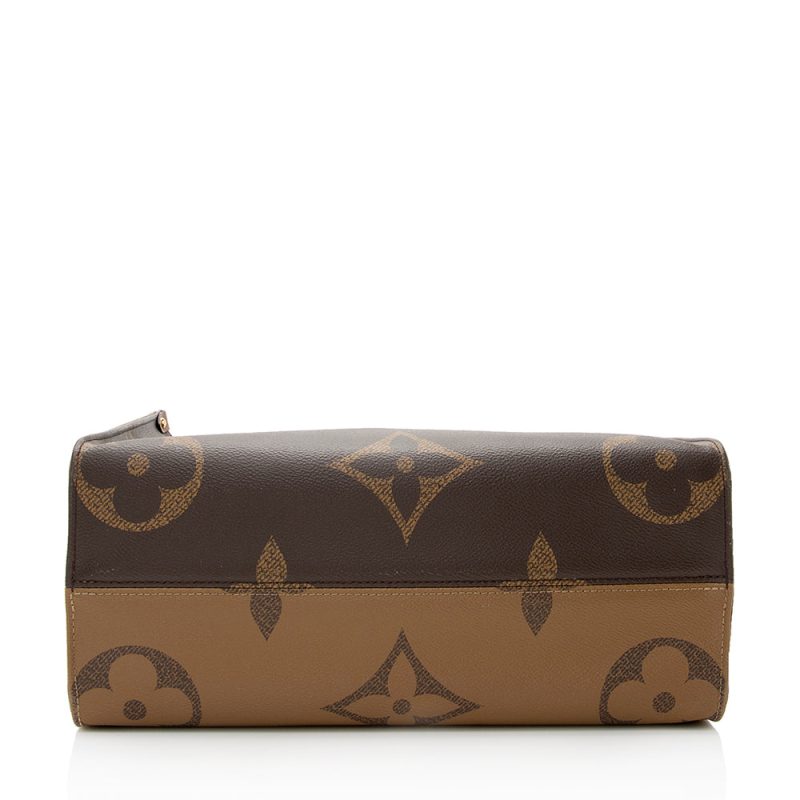Louis Vuitton Giant Monogram Canvas Onthego MM Tote (SHF-20807) - Image 3