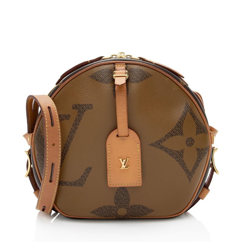 Louis Vuitton Giant Reverse Monogram Canvas Boite Chapeau Souple MM Shoulder Bag (SHF-JuvghO) - Image 18