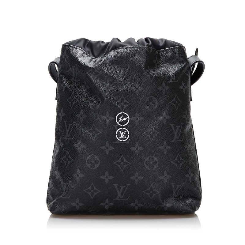 Louis Vuitton LV X Fragment Monogram Eclipse Bucket Bag (SHG-MQ6c0d) - Image 2