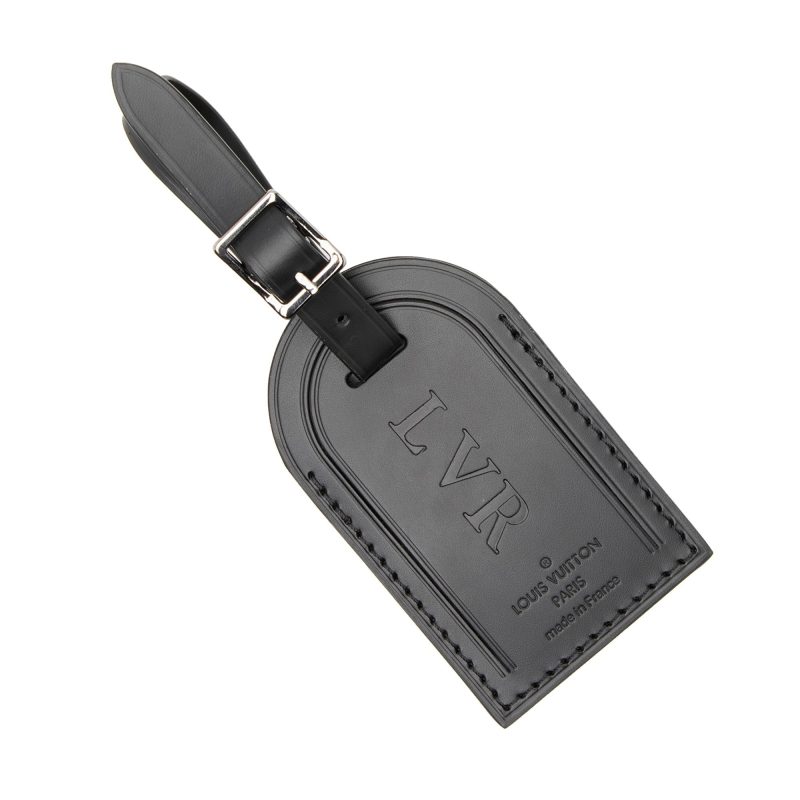 Louis Vuitton Leather Luggage Tag (SHF-vGlw4Q) - Image 3