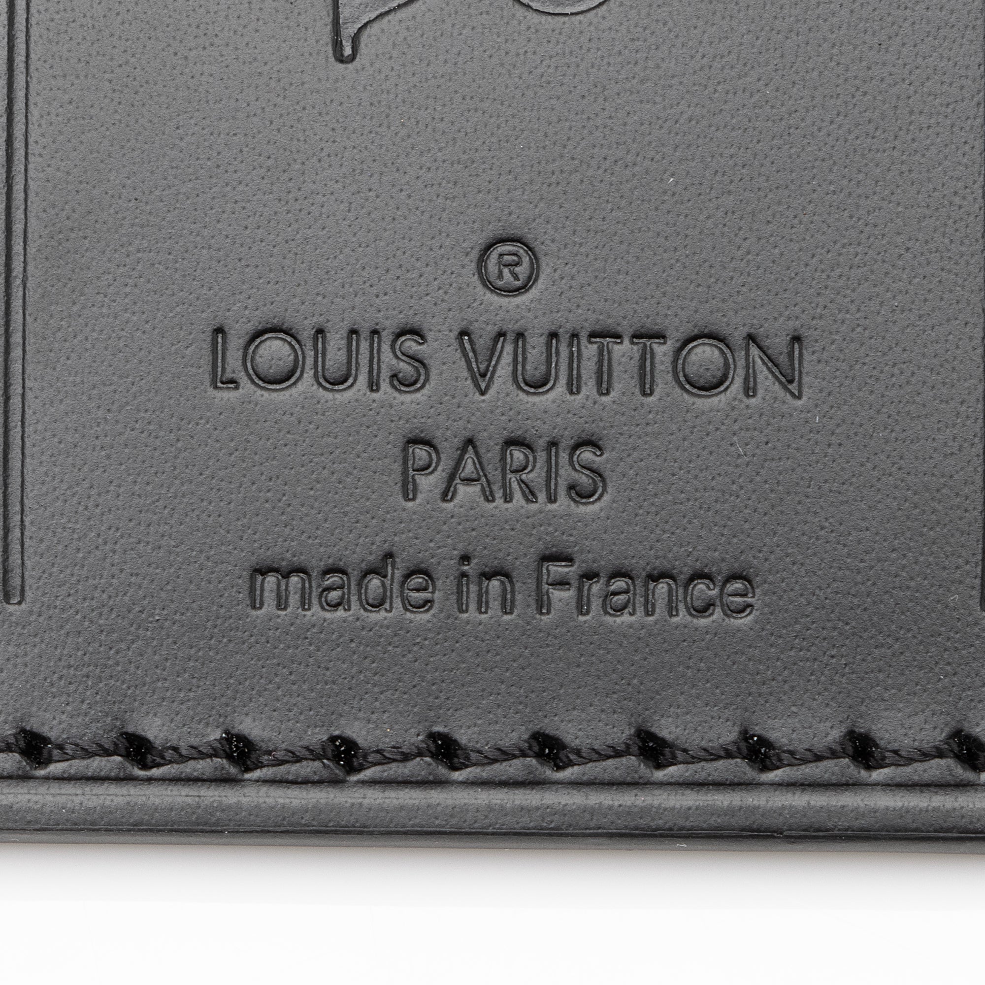 Louis Vuitton Leather Luggage Tag (SHF-vGlw4Q) - Image 2