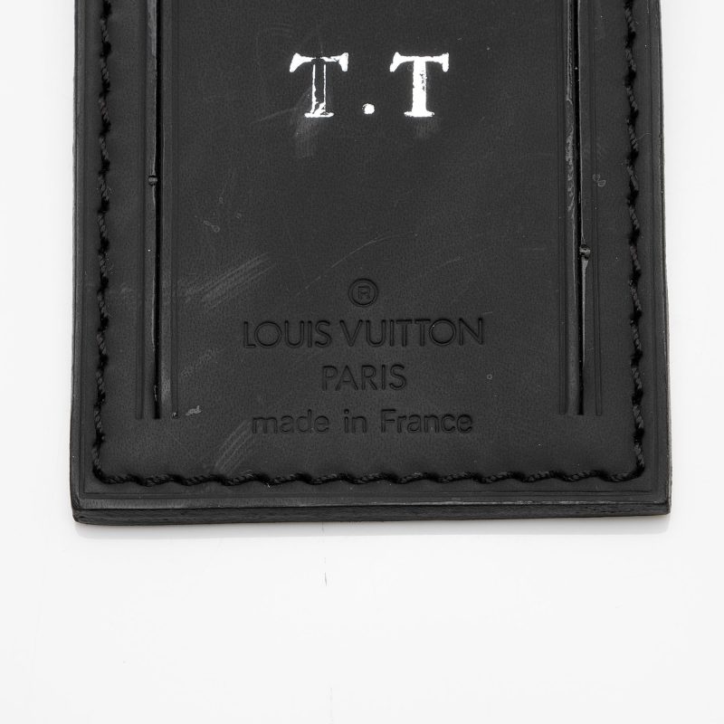 Louis Vuitton Leather Luggage Tag (SHF-6B2caV) - Image 2