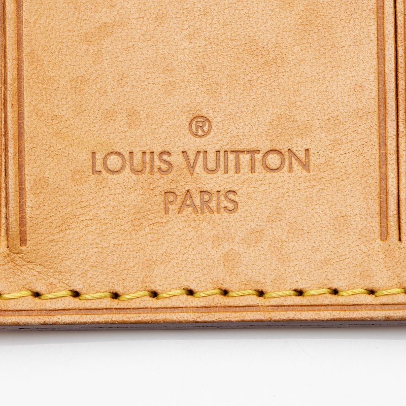 Louis Vuitton Leather Luggage Tag (SHF-vd8fo5) - Image 2