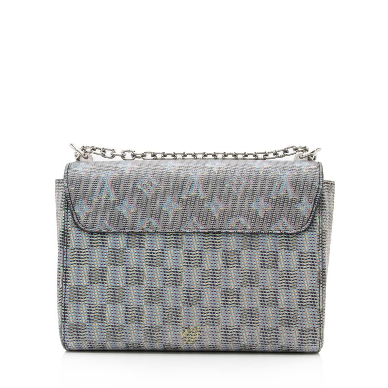 Louis Vuitton Leather Pop Twist MM Shoulder Bag (SHF-23070) - Image 2