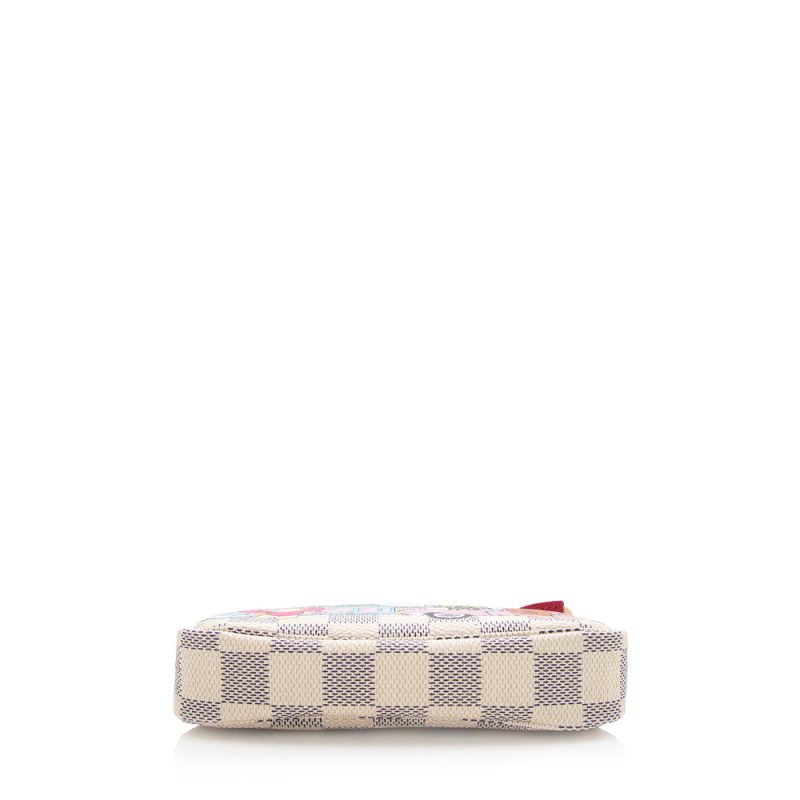 Louis Vuitton Lmd Ed Damier Azur Animation Hollywood Mini Pochette Accessoires (SHF-20665) - Image 3