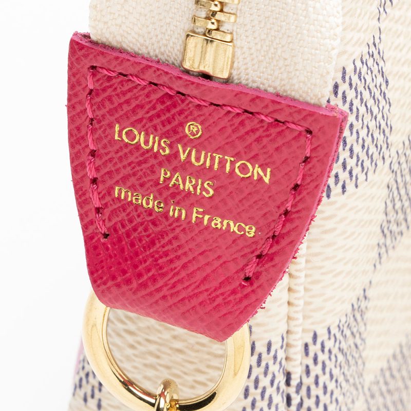 Louis Vuitton Lmd Ed Damier Azur Animation Hollywood Mini Pochette Accessoires (SHF-20665) - Image 7