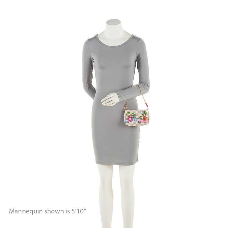 Louis Vuitton Lmd Ed Damier Azur Animation Hollywood Mini Pochette Accessoires (SHF-20665) - Image 4