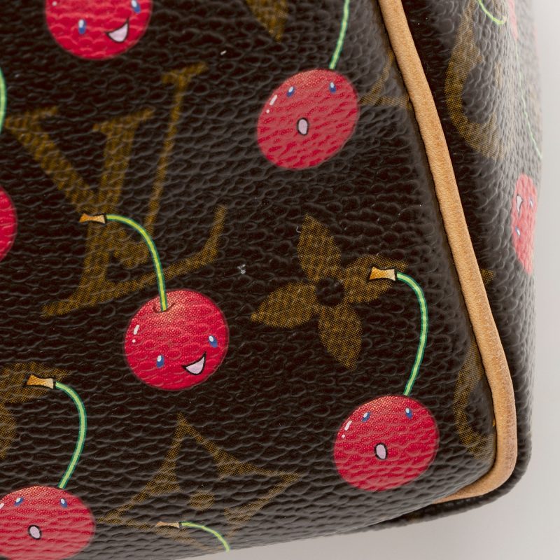 Louis Vuitton Limited Edition Cerises Speedy 25 Satchel (SHF-22166) - Image 9
