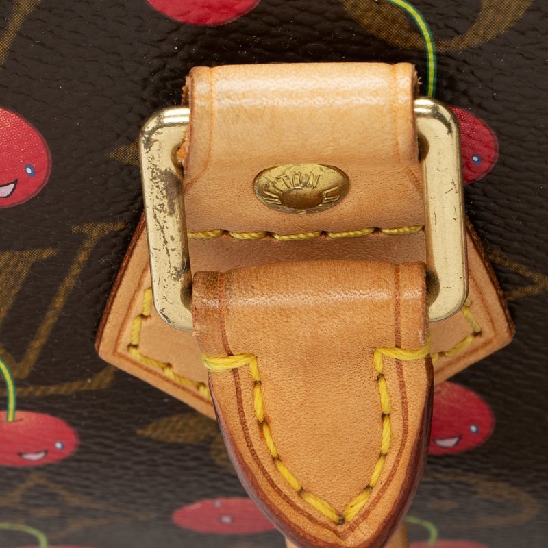 Louis Vuitton Limited Edition Cerises Speedy 25 Satchel (SHF-22166) - Image 13
