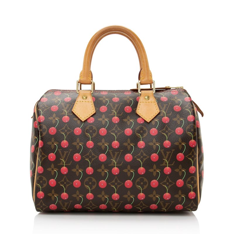 Louis Vuitton Limited Edition Cerises Speedy 25 Satchel (SHF-22166) - Image 18