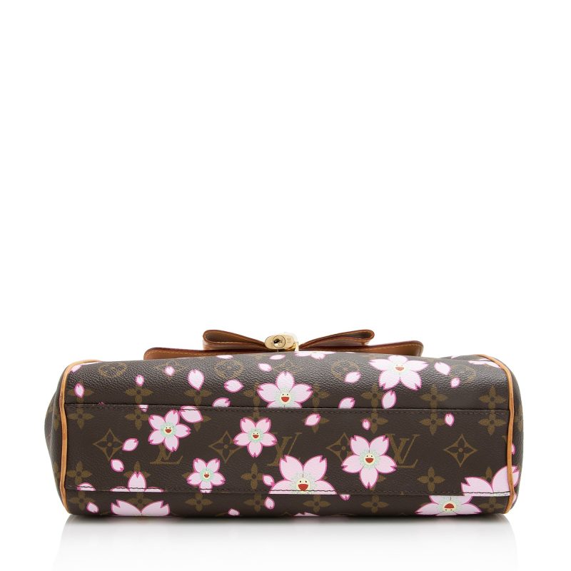 Louis Vuitton Limited Edition Cherry Blossom Sac Retro Satchel (SHF-22743) - Image 3