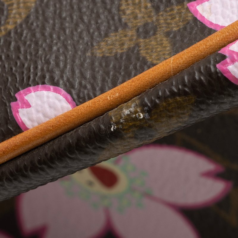 Louis Vuitton Limited Edition Cherry Blossom Sac Retro Satchel (SHF-22743) - Image 9