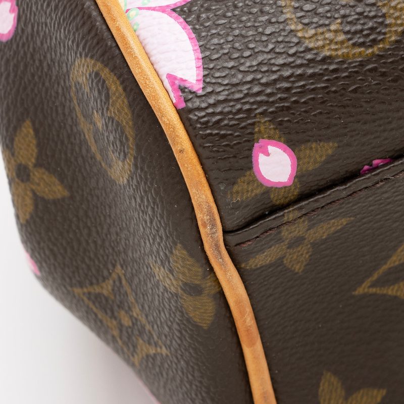 Louis Vuitton Limited Edition Cherry Blossom Sac Retro Satchel (SHF-22743) - Image 12