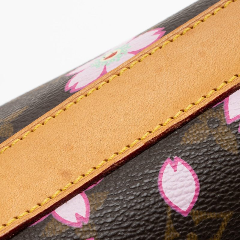 Louis Vuitton Limited Edition Cherry Blossom Sac Retro Satchel (SHF-22743) - Image 13