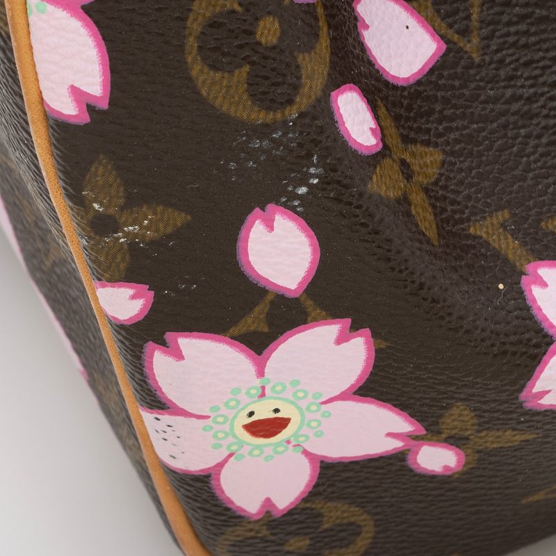 Louis Vuitton Limited Edition Cherry Blossom Sac Retro Satchel (SHF-22743) - Image 15