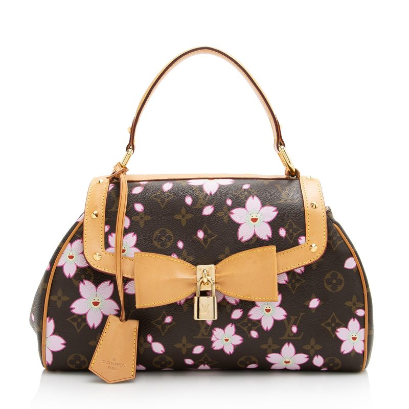 Louis Vuitton Limited Edition Cherry Blossom Sac Retro Satchel (SHF-22743) - Image 20