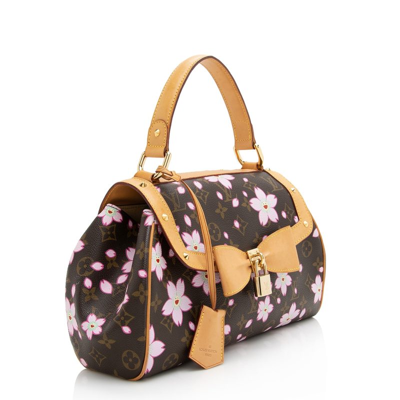 Louis Vuitton Limited Edition Cherry Blossom Sac Retro Satchel (SHF-22743)