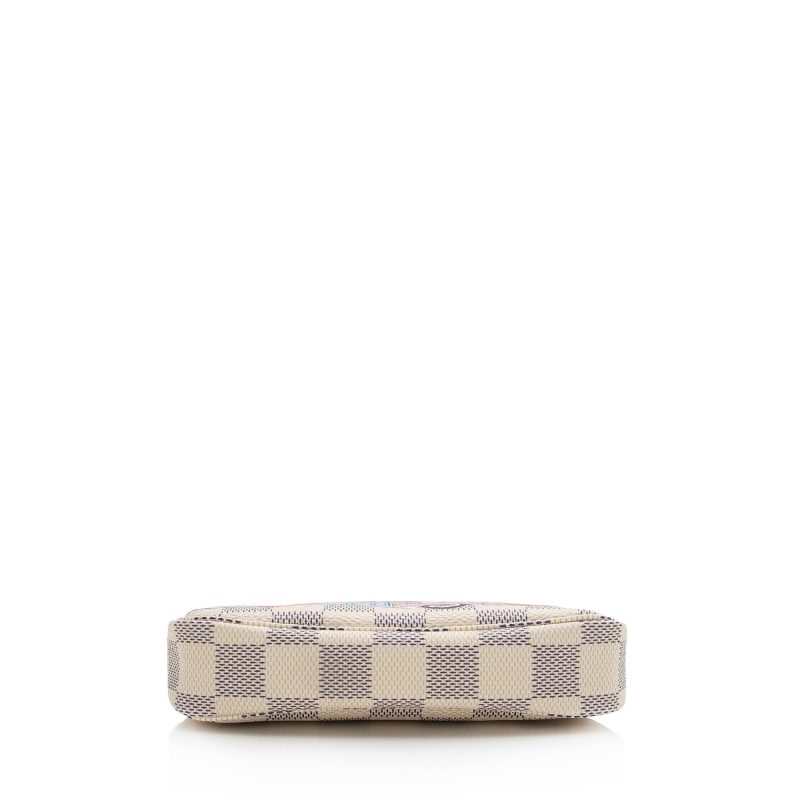 Louis Vuitton Limited Edition Damier Azur Animation Hollywood Mini Pochette Accessoires (SHF-22690) - Image 3