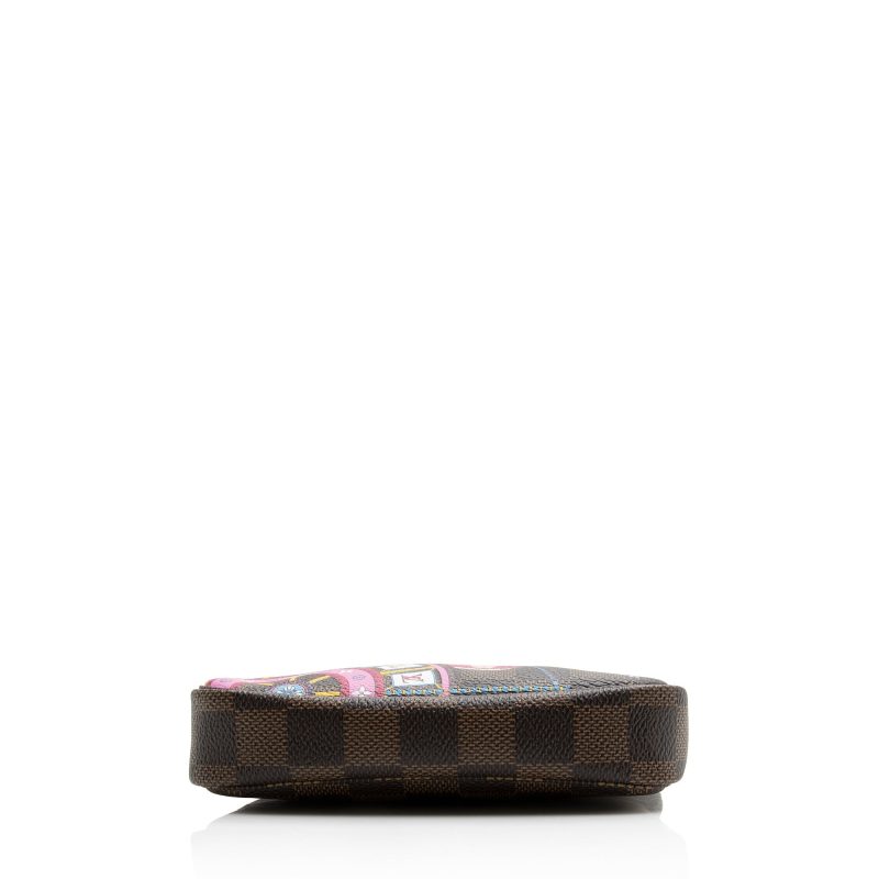 Louis Vuitton Limited Edition Damier Ebene Big Wheel Mini Pochette Accessoires (SHF-22269) - Image 3
